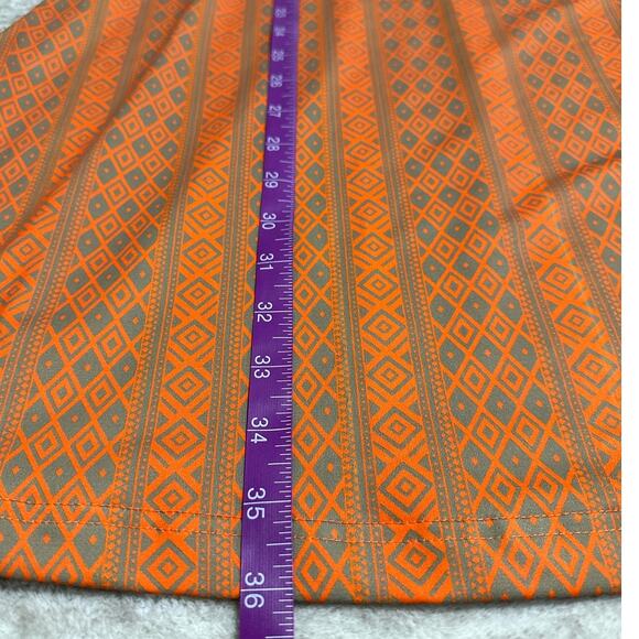 SKhoop Josefin Performance Wear Dress in Orange and Tan, Size XS - Picture 9 of 9